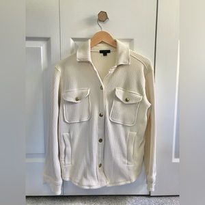 J. Crew Waffle-Knit Shirt-Jacket